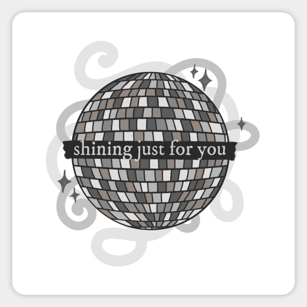 Mirrorball Sticker by Maddie Doodle